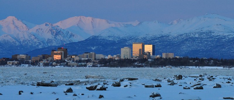Cook Inlet view from Resolution Park