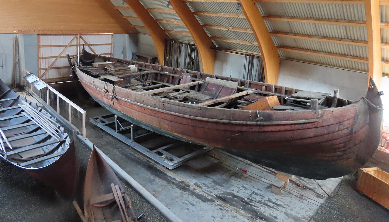 Viking ship Borgundknarren at Sunnmøre Museum Ålesund