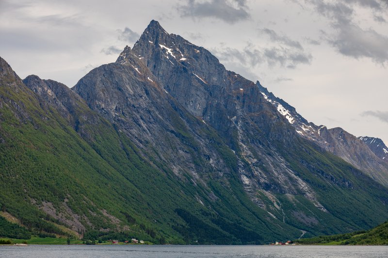 Hjørundfjord from Norangsfjorden Sunnmøre Alps