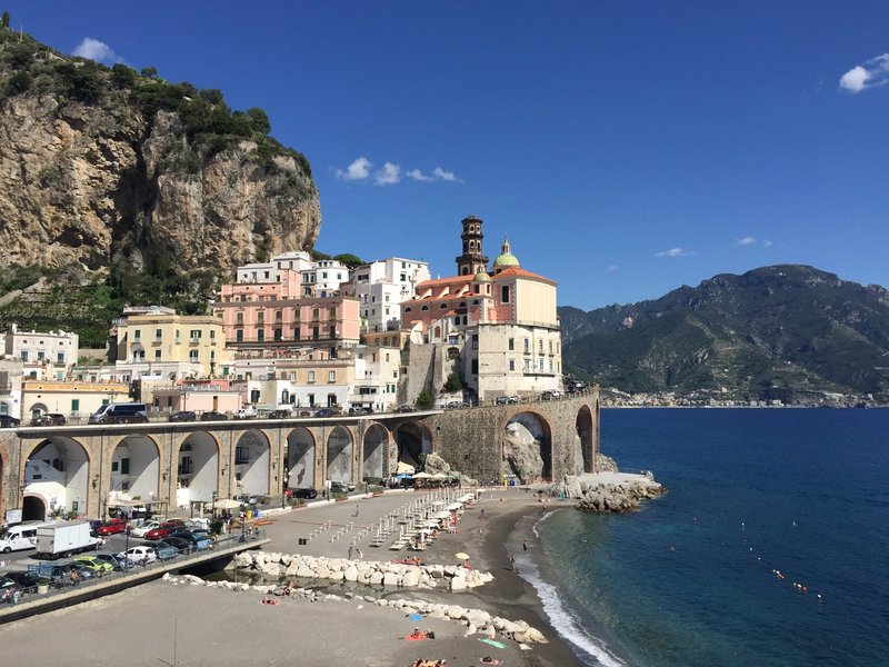 Atrani village panorama