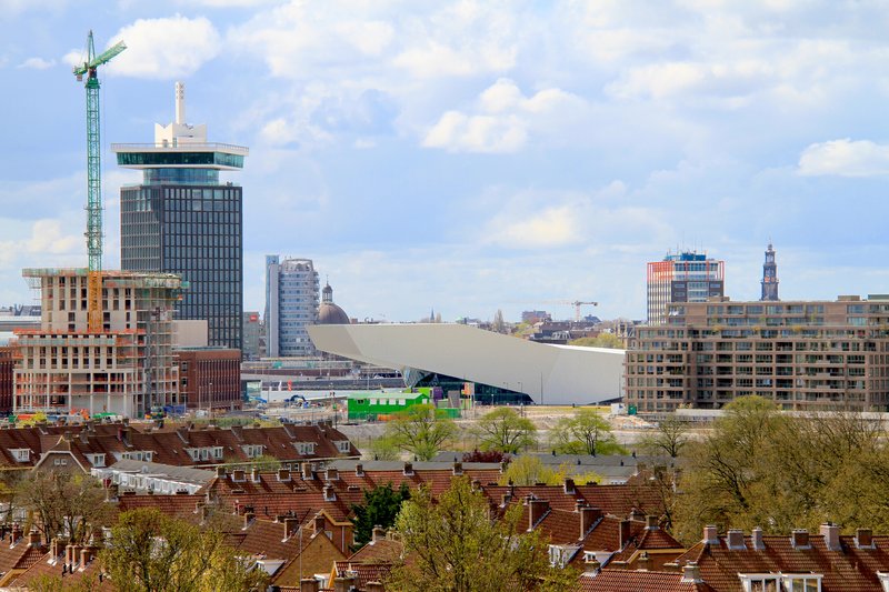 EYE Filmmuseum and A'DAM Tower