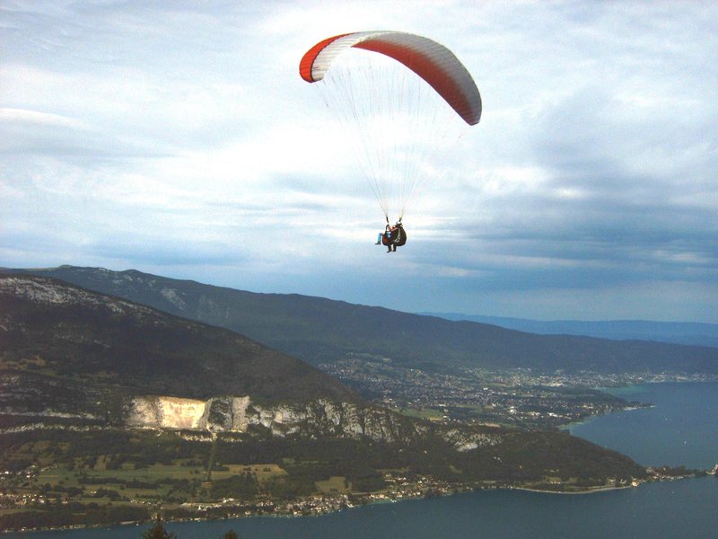 Col de la Forclaz viewpoint over Lake Annecy