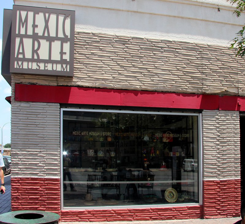 Mexic-Arte Museum storefront on Congress Avenue in Austin