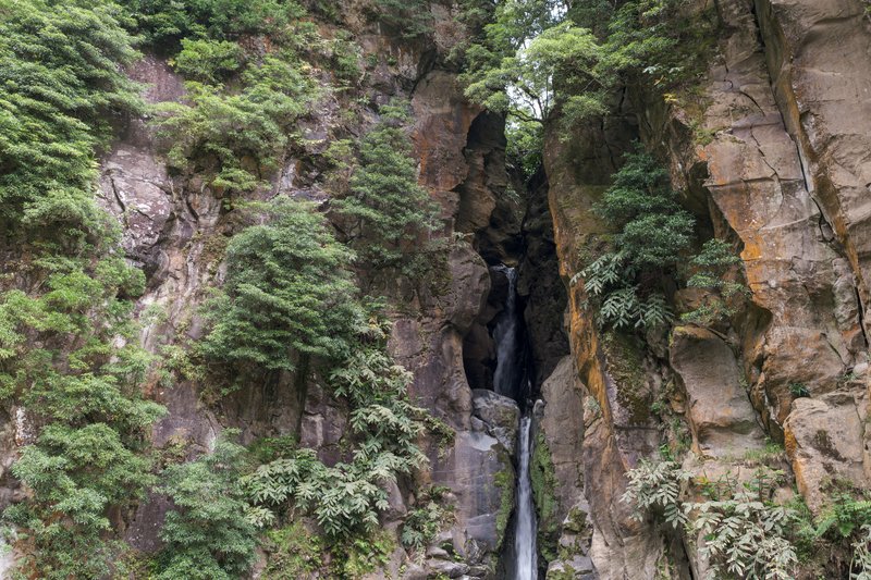 Salto do Cabrito waterfall, São Miguel Island, Azores