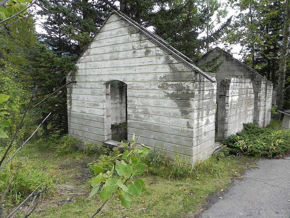 Bankhead lamp house ruins Banff National Park