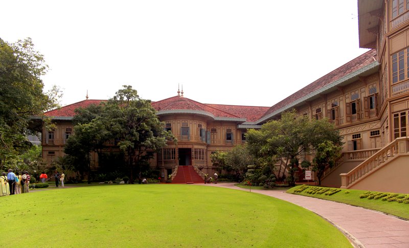 Vimanmek Mansion golden teak wood building Bangkok