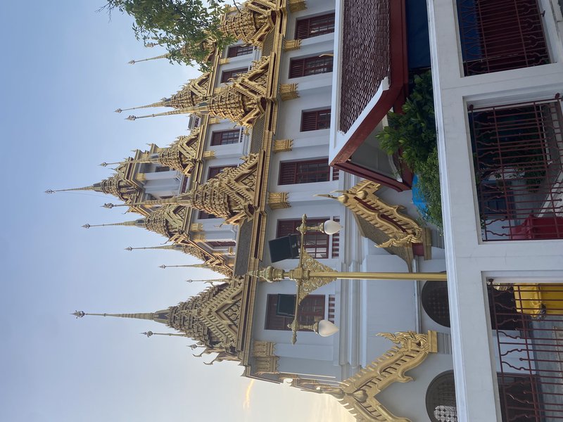 Loha Prasat iron spired tower at Wat Ratchanatdaram Bangkok