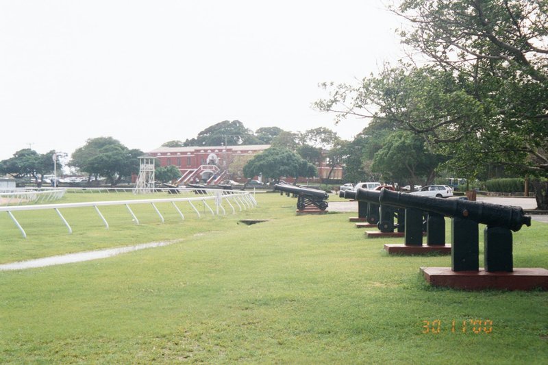 Garrison Historic Area — cannon ring at the Barbados Garrison, Saint Michael