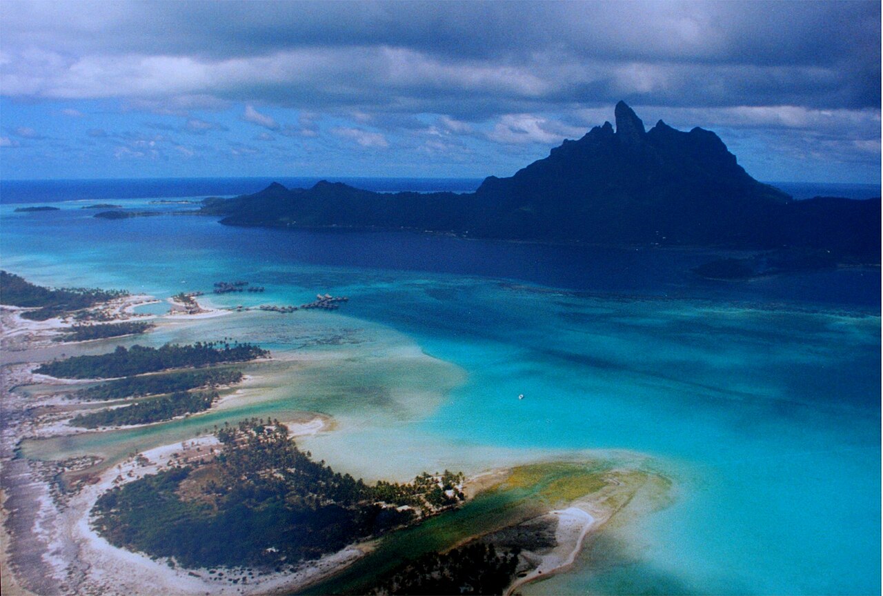 Bora Bora aerial view