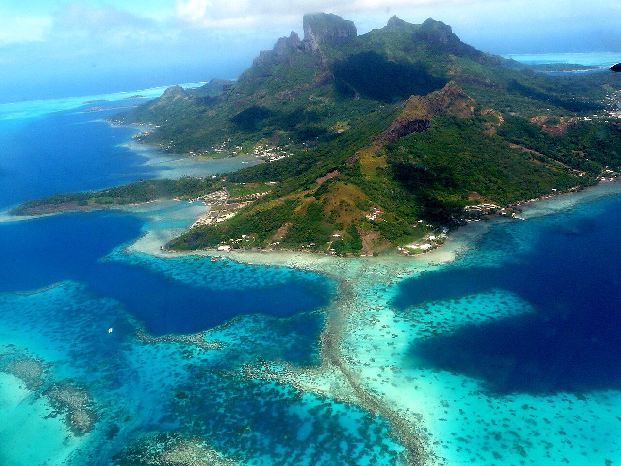 Bora Bora interior landscape