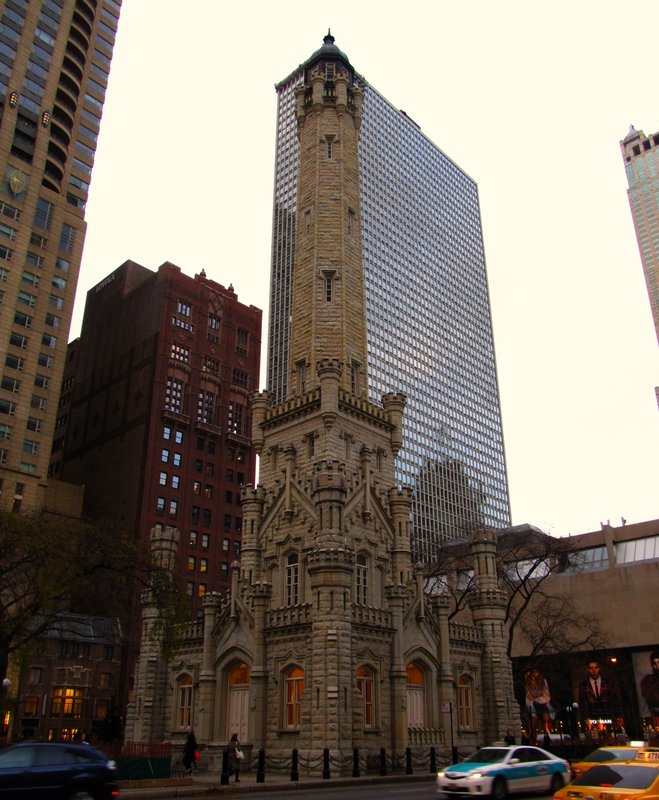 Historic Chicago Water Tower, Magnificent Mile