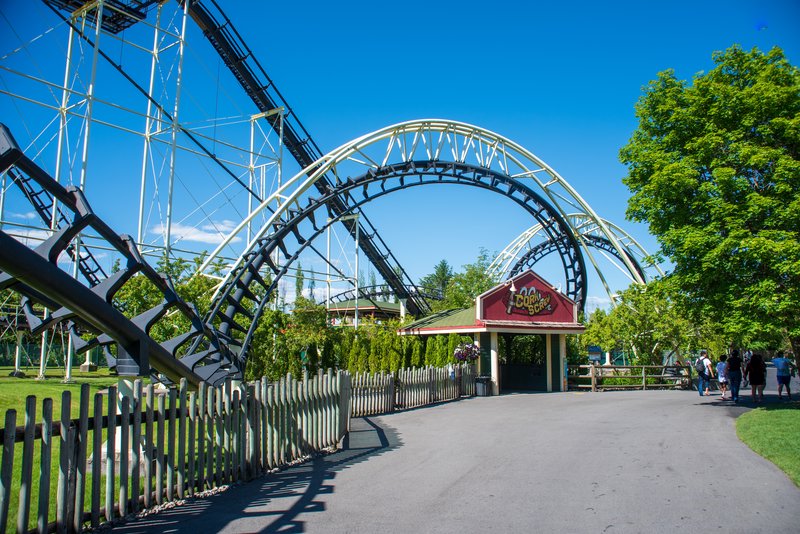 Corkscrew · Silverwood Theme Park