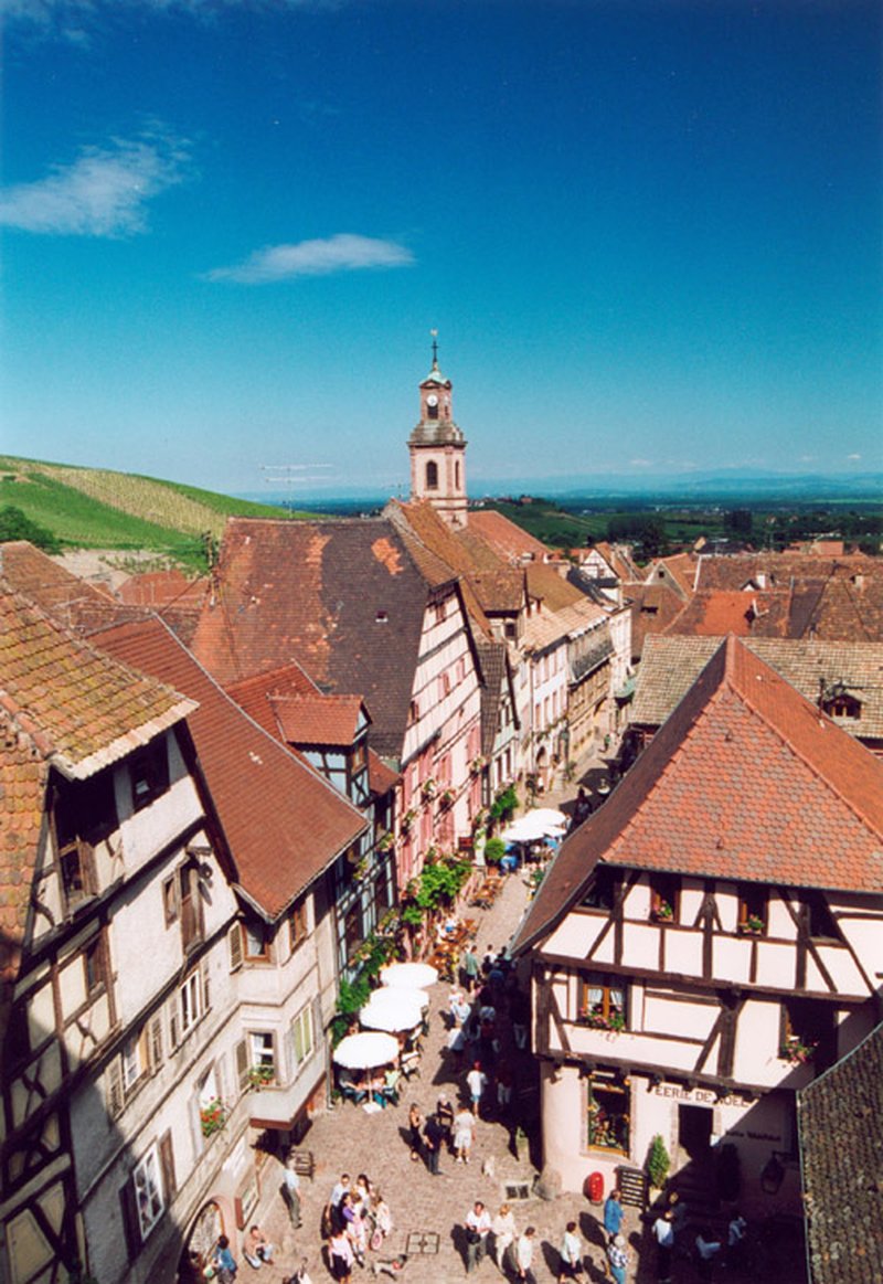 Half-timbered houses, Riquewihr, Alsace