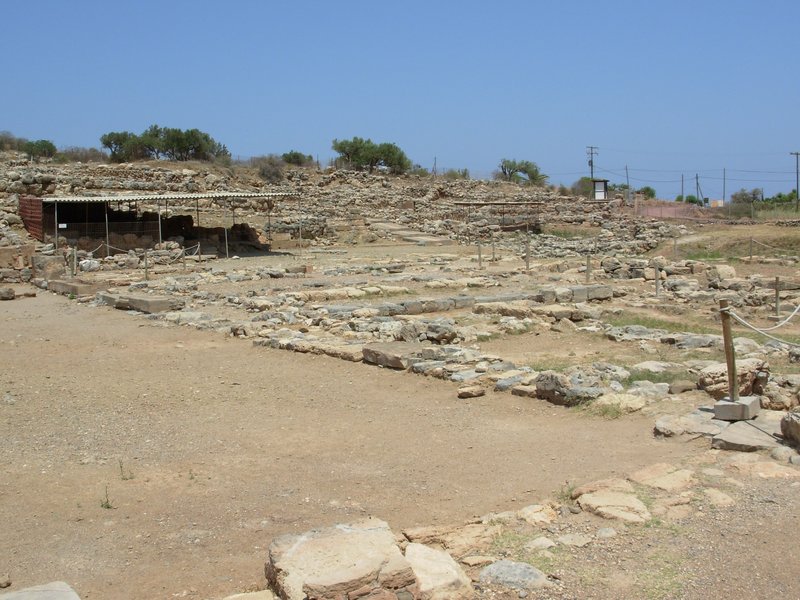 Kato Zakros Minoan palace ruins