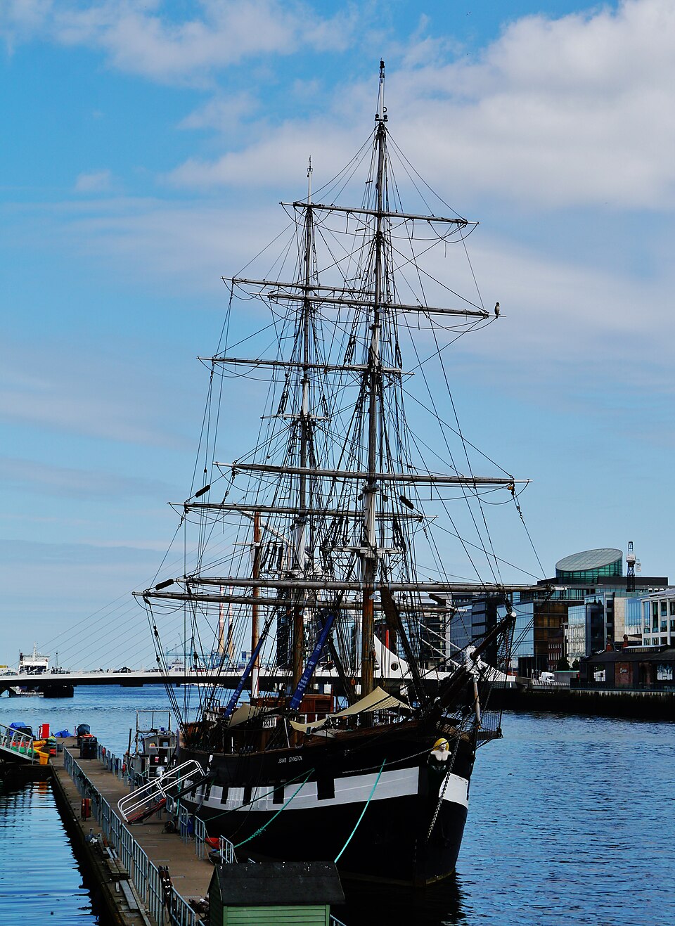Jeanie Johnston tall ship Dublin
