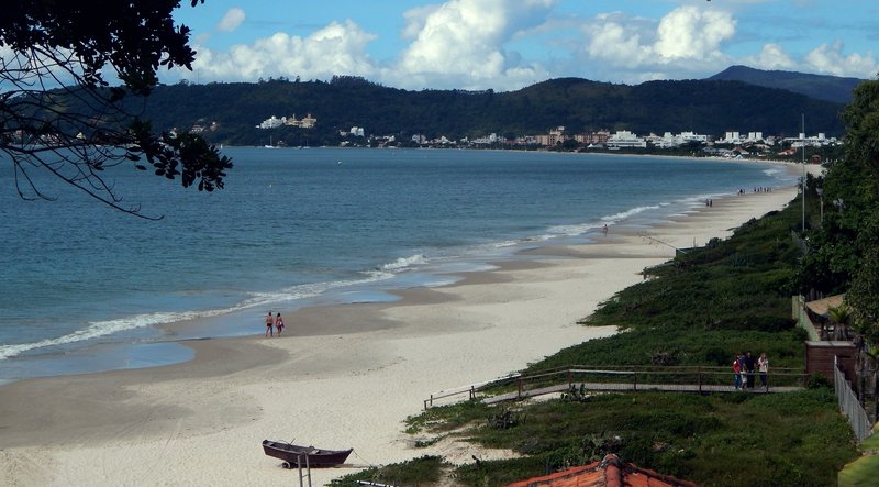 Jurerê Internacional beach with calm turquoise water