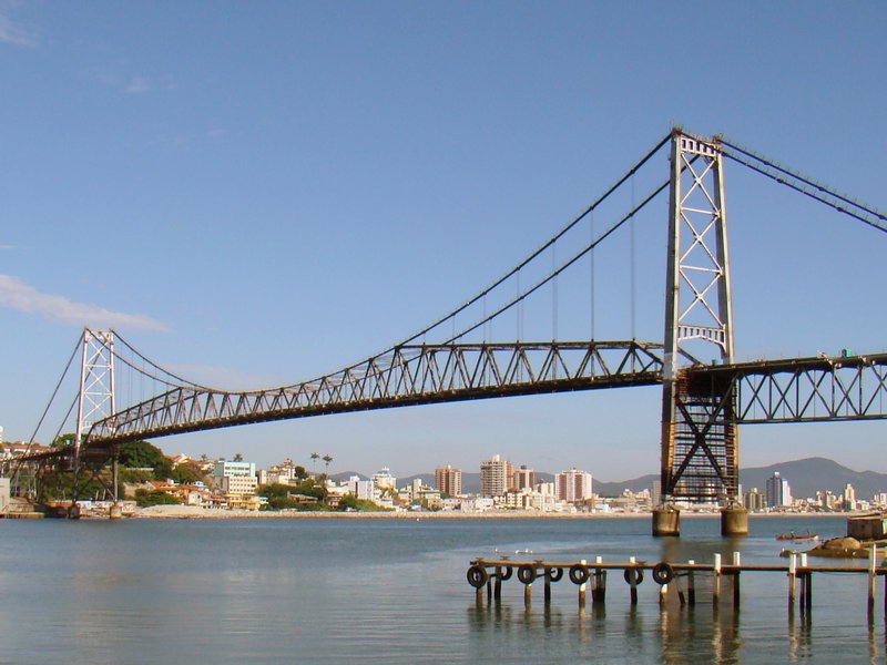 Ponte Hercílio Luz suspension bridge Florianópolis