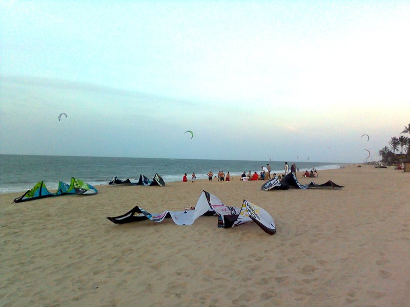 Praia de Cumbuco beach and dunes in Caucaia near Fortaleza