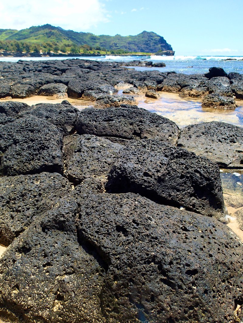 Maha'ulepu coastline and sea cliffs, Kauai