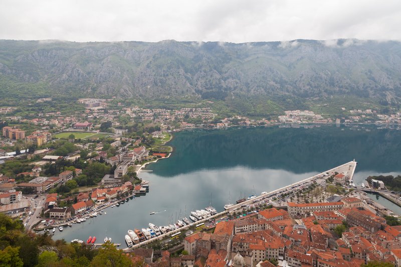Panoramic view from the Serpentine Road