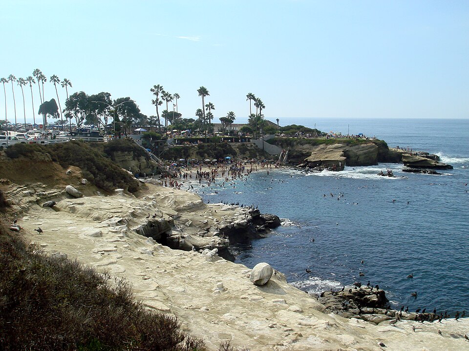 La Jolla Cove and its sheltered turquoise water