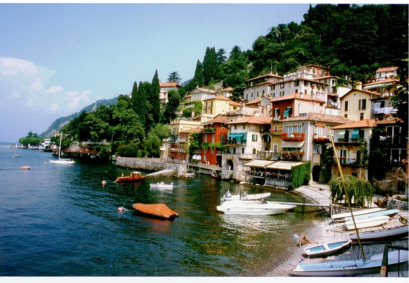 Varenna village on the eastern shore of Lake Como