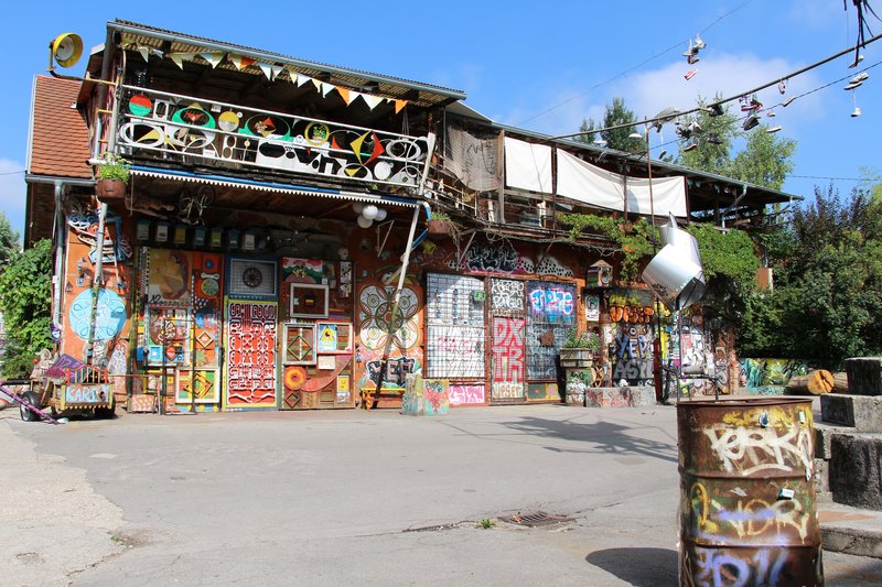 Metelkova cultural district Ljubljana