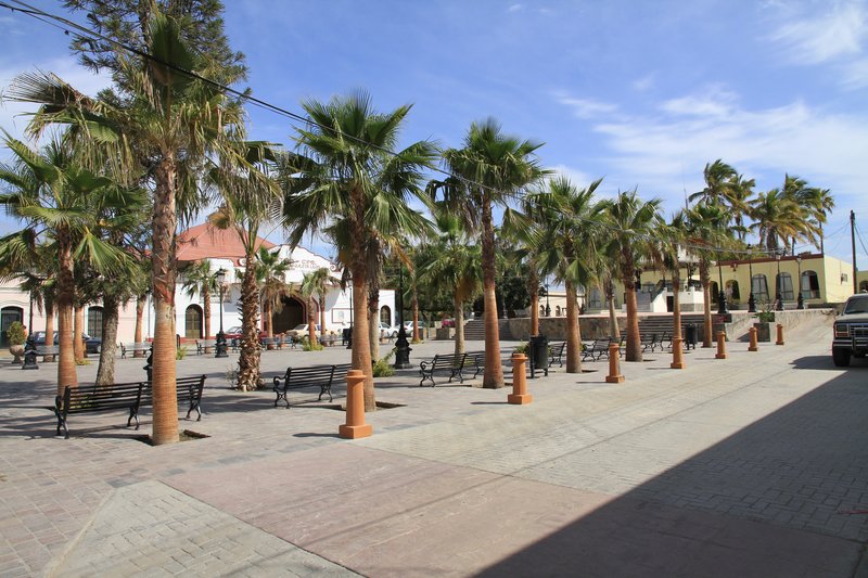 Plaza in Todos Santos, Baja California Sur