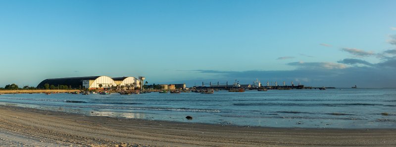 View of the port of Jaraguá, Maceió