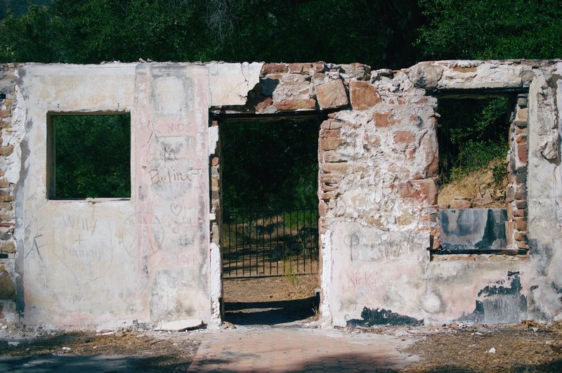 Ruins in Solstice Canyon Malibu