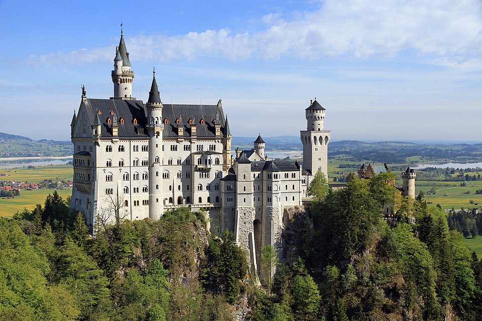 Neuschwanstein Castle from the Marienbrücke