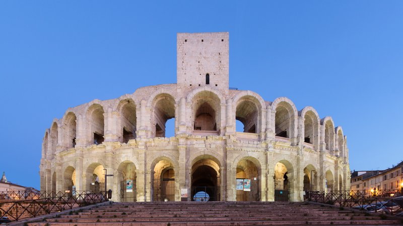 Les Arènes d'Arles Roman amphitheatre exterior