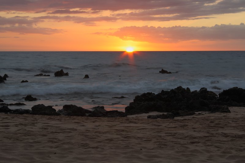 Keawakapu Beach sunset, Kīhei, Maui