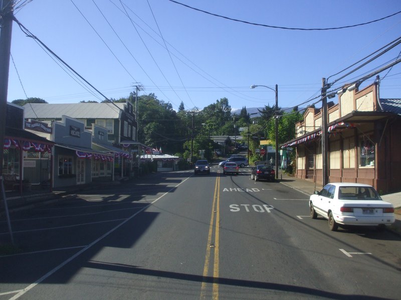 Makawao Town intersection, Upcountry Maui