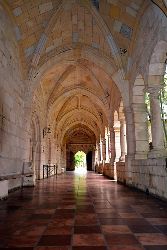 Ancient Spanish Monastery cloister, North Miami Beach