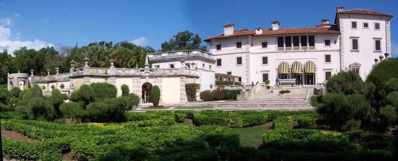 Vizcaya villa from the south gardens