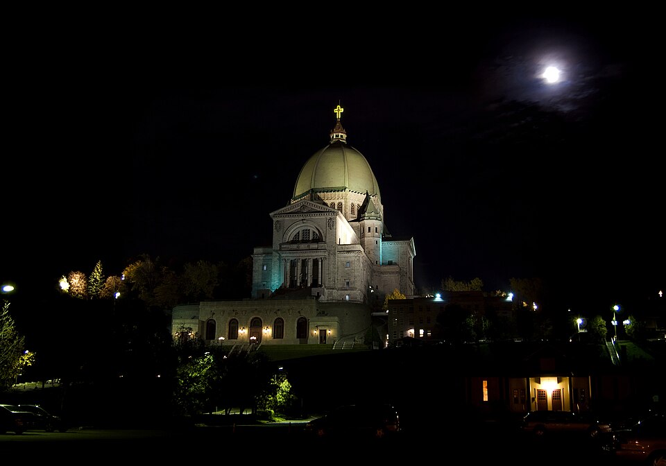 Saint Joseph's Oratory copper dome Mount Royal Montreal