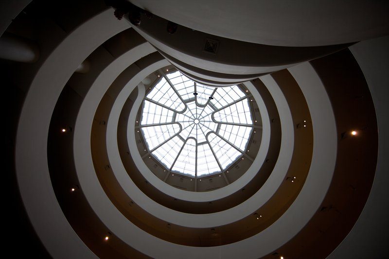 Guggenheim Museum interior rotunda