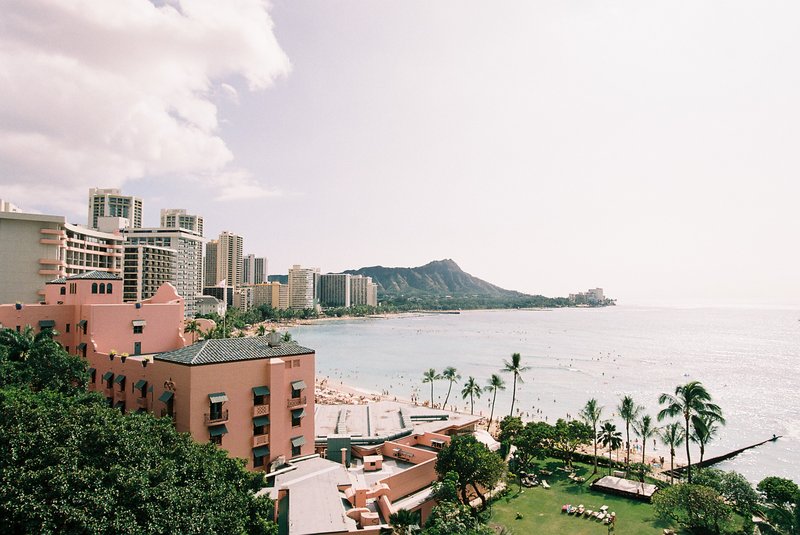 Diamond Head State Monument from Waikiki