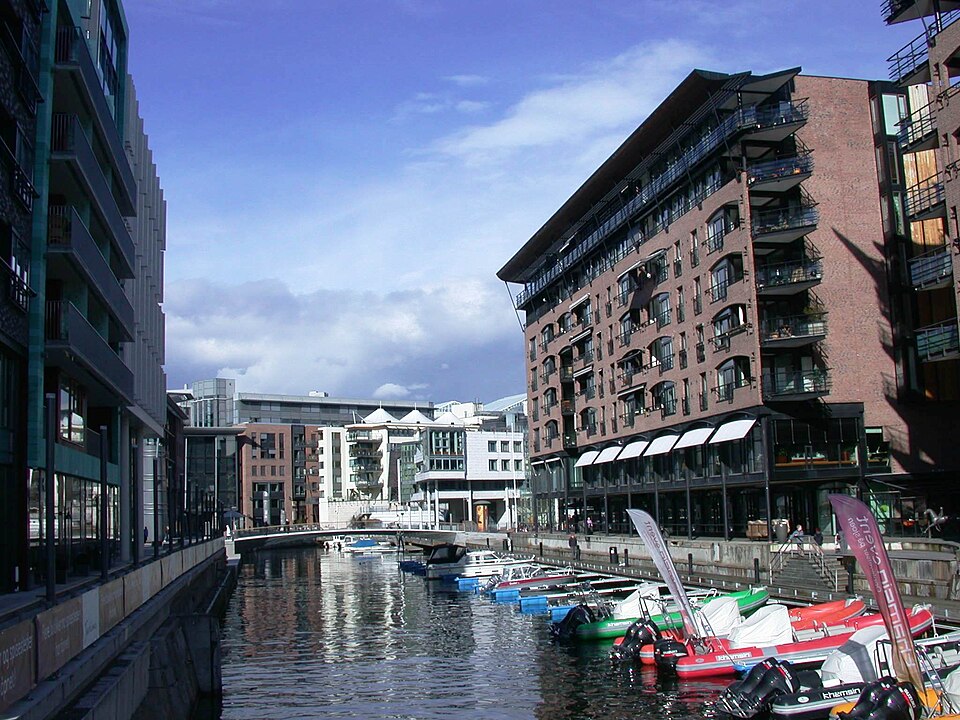 Aker Brygge waterfront promenade Oslo