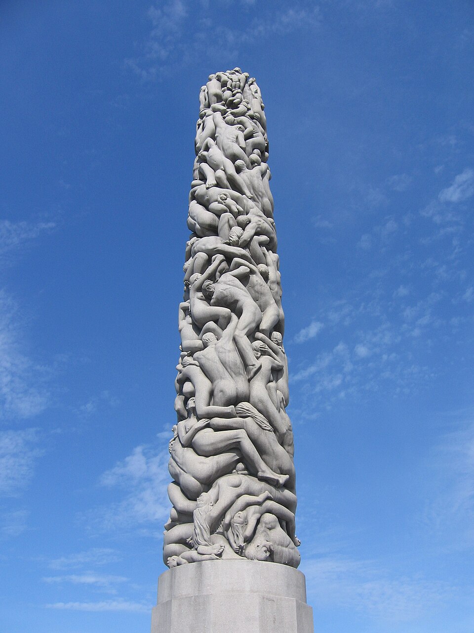 Vigeland Monolith sculpture park Oslo
