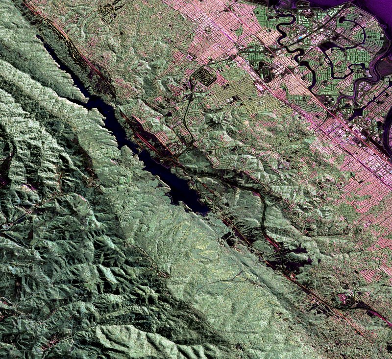 San Andreas Fault geological view
