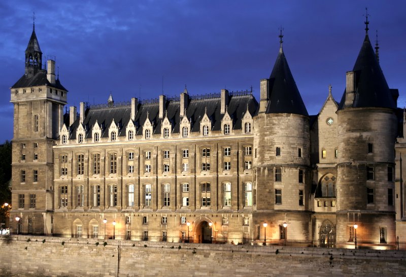 Conciergerie riverfront towers on the Île de la Cité