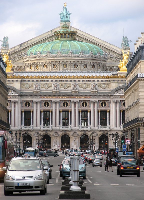 Palais Garnier opera house façade