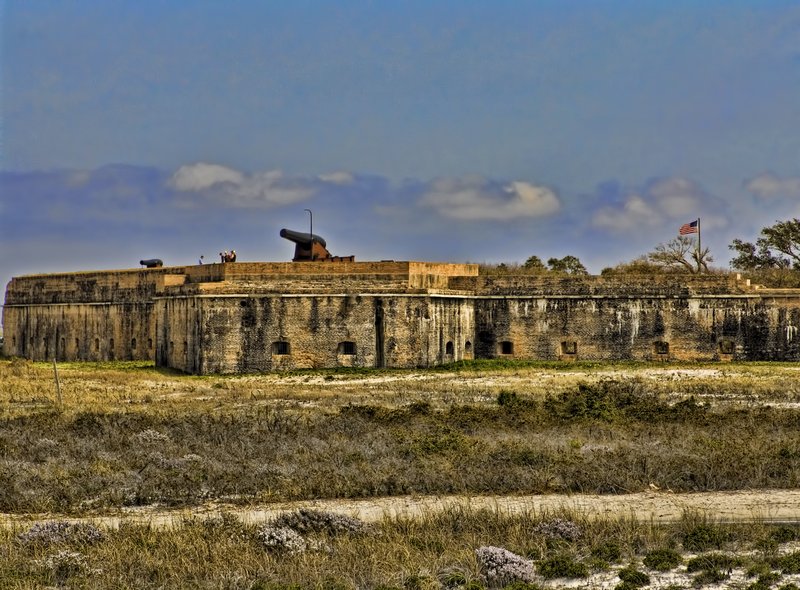 Fort Pickens brick fortifications