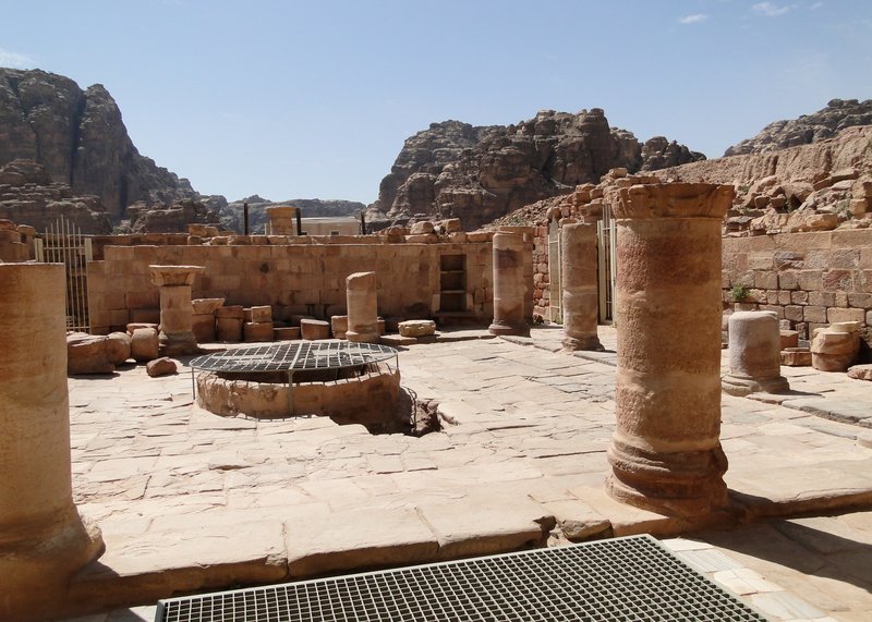 Byzantine Church of Petra ruins