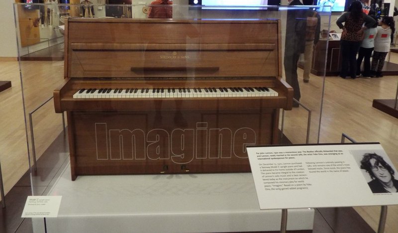 John Lennon's piano at Musical Instrument Museum
