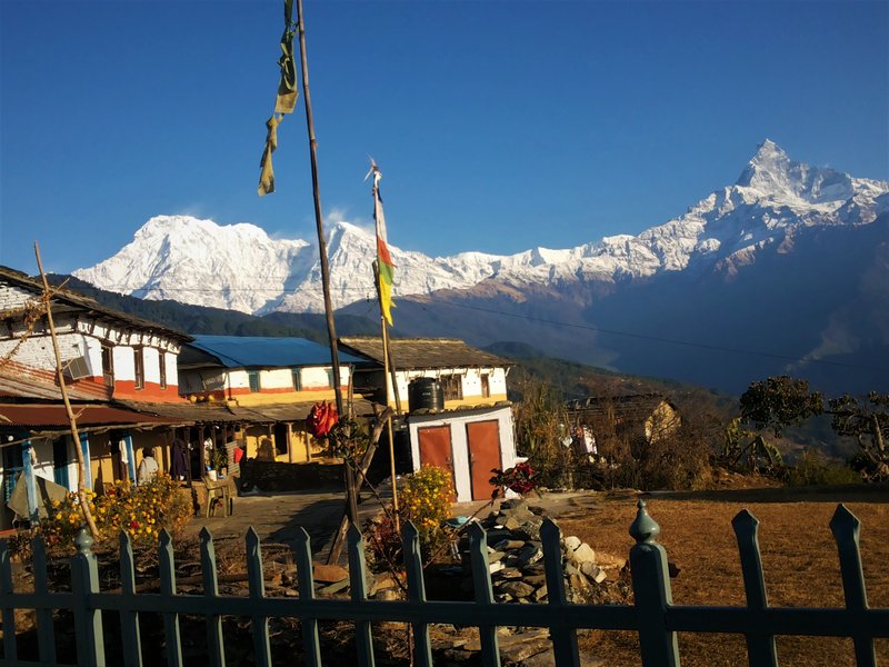 Annapurna range from Australian Camp
