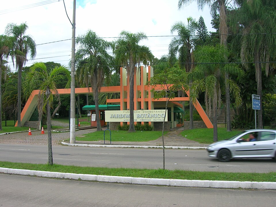Jardim Botânico de Porto Alegre entrance portico