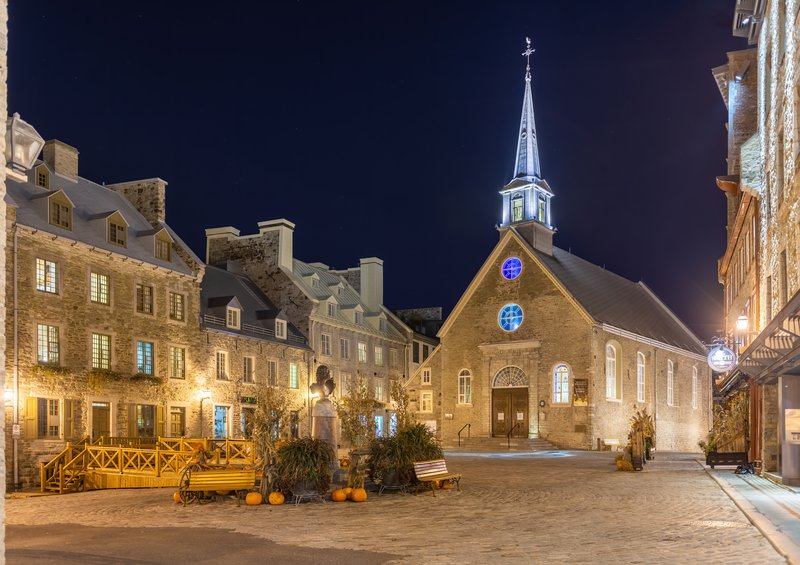 Place Royale Quebec City Lower Town square